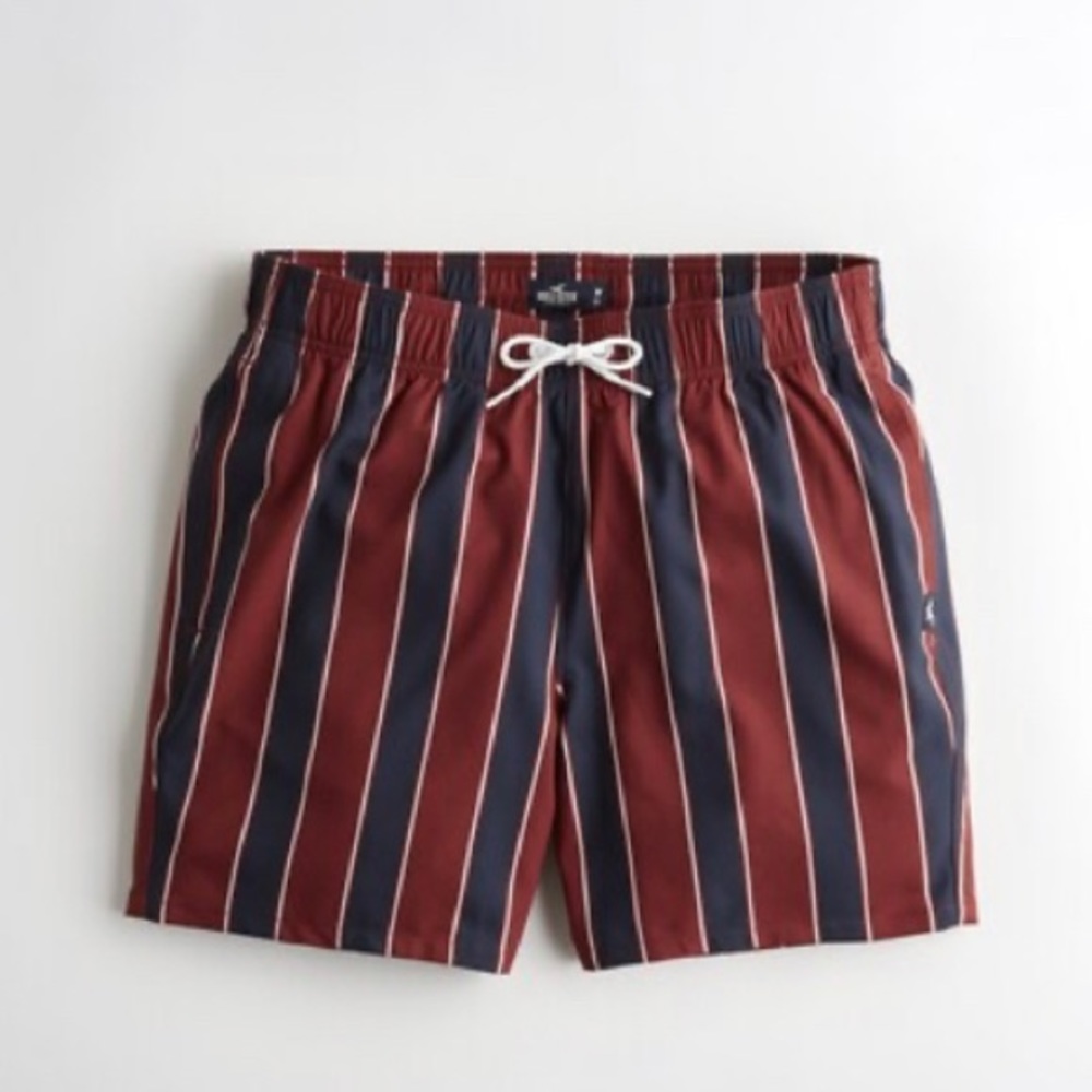 Hollister Way Stretch Guard Swim Trunk 5"